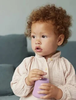 Silicone Baby Cup 2-Pack Light Lavender - Serveringsset