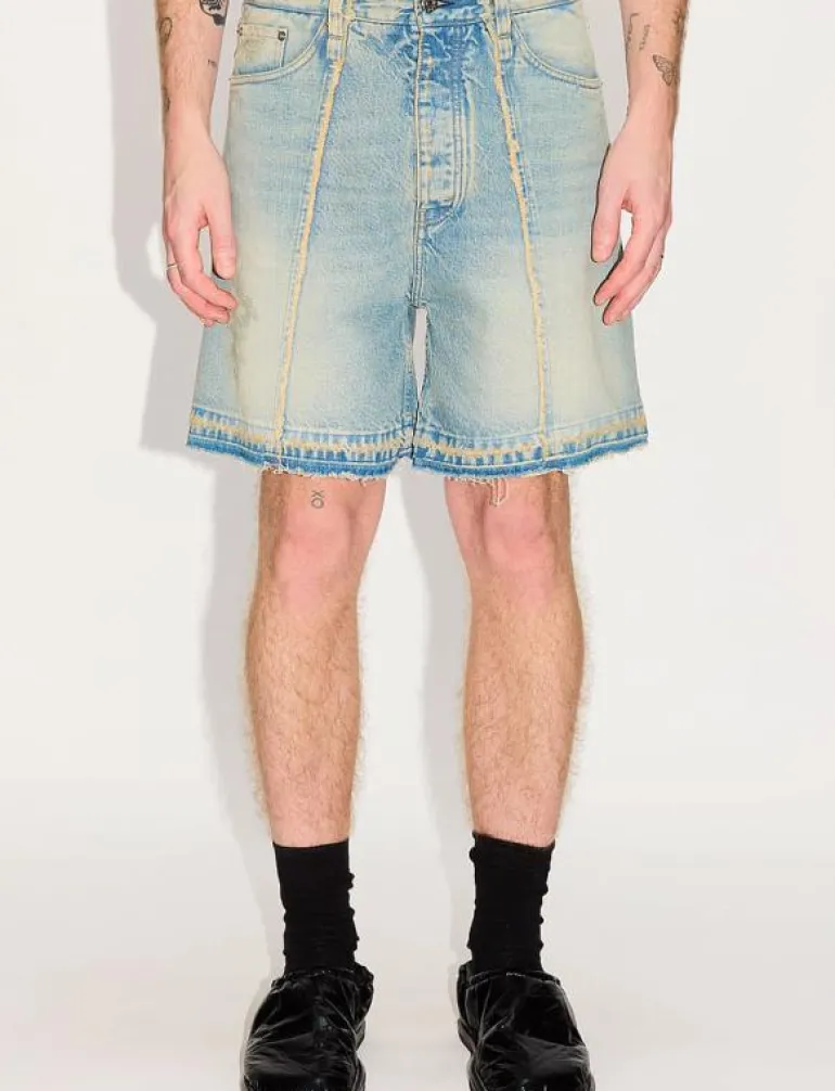 Skid Shorts Light Blue Sandy Mix - Jeansshorts