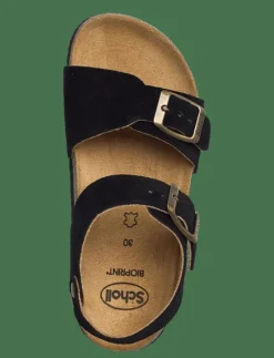 SL JEAN SUEDE BLACK - Sandaler