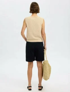SLFALMA SL KNIT VEST - Stickade västar