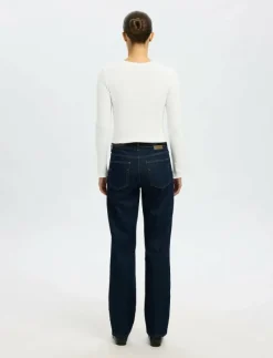 SLFANNA LS CREW NECK TEE S NOOS - Långärmade toppar