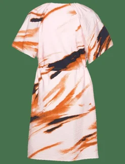 SLFATTIA SS AOP V-NECK SHORT DRESS B - Korta klänningar