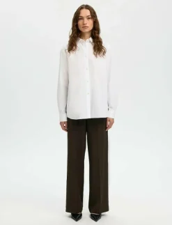 SLFEMMA-TARA MW WIDE PANT NOOS - Kostymbyxor