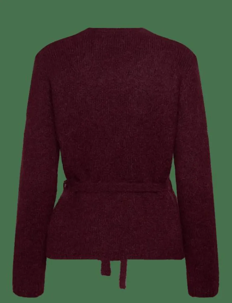 SLFGABELLA LS KNIT BELT CARDIGAN - Koftor
