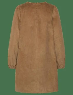 SLFJENNY LS O-NECK CORDUROY DRESS D2 - Korta klänningar