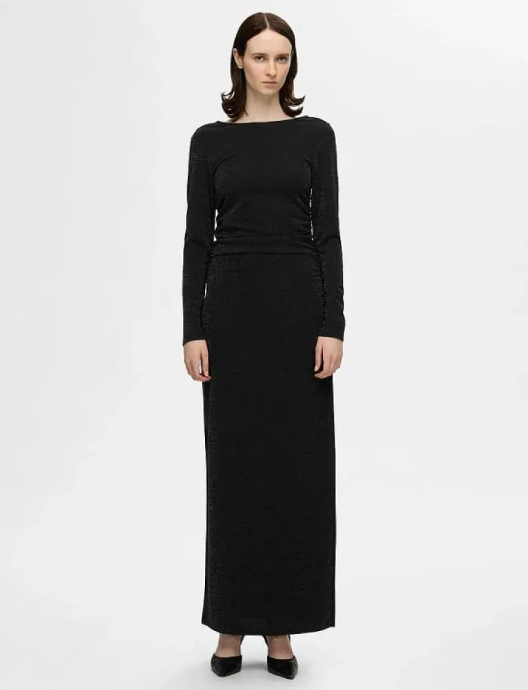 SLFMARWA LS DEEP REVERSIBLE ANKLE DRESS - Maxiklänningar