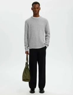 SLHCODY LS KNIT RELAXED CREW NECK NOOS - Rundhalsad