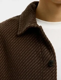 SLHREGFRED STRUCTURED OVERSHIRT - Jackor & rockar