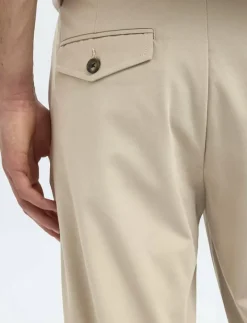 SLH172-SLIM TAPE LORENT FLEX PANTS NOOS - Kostymbyxor