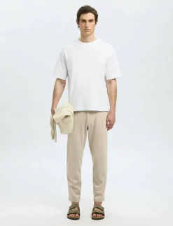 SLH172-SLIM TAPE LORENT FLEX PANTS NOOS - Kostymbyxor
