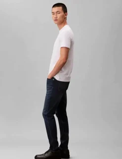 SLIM TAPER OIL SLICK JEAN - Slim jeans
