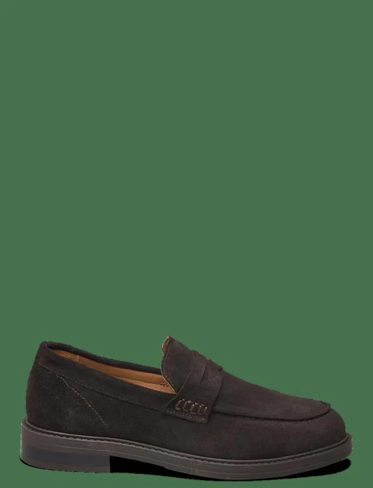 SLMBLAKE SUEDE PENNY LOAFER - Loafers