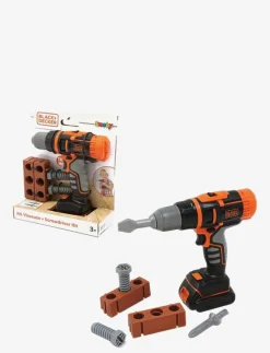 Smoby Black+Decker Mekanisk Skruvdragare med Tillbehör - Leksaksverktyg