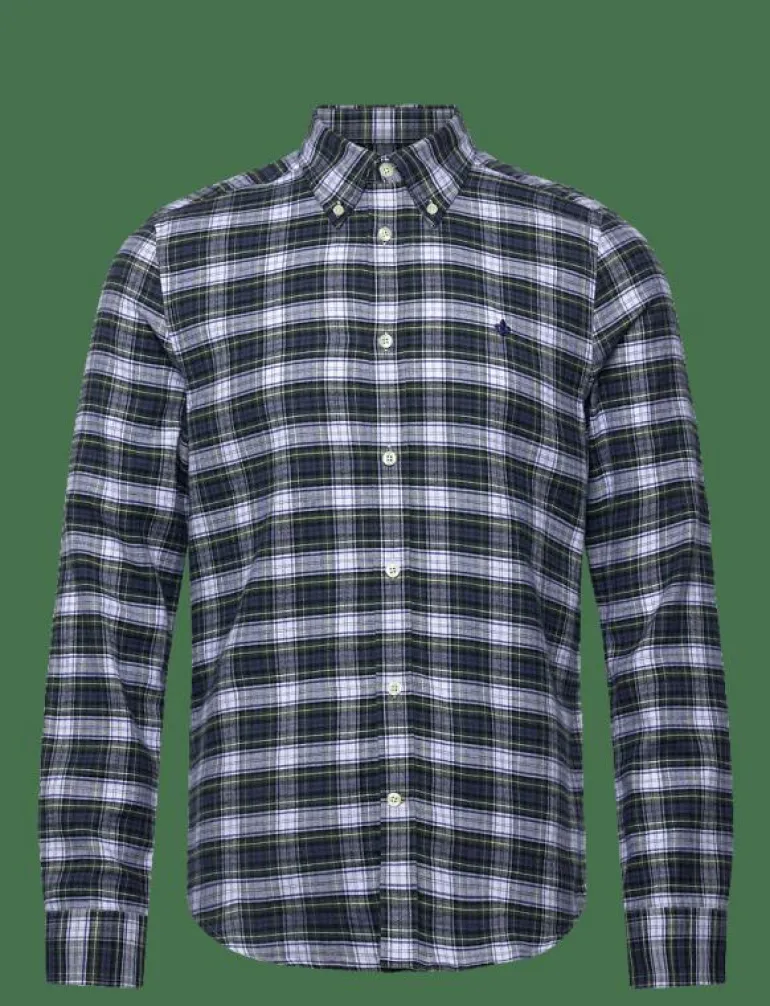 Soft Twill Tartan Shirt-Slim Fit - Rutiga skjortor