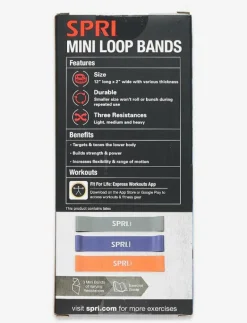 SPRI MINI LOOP BANDS 3-PACK - Motståndsband