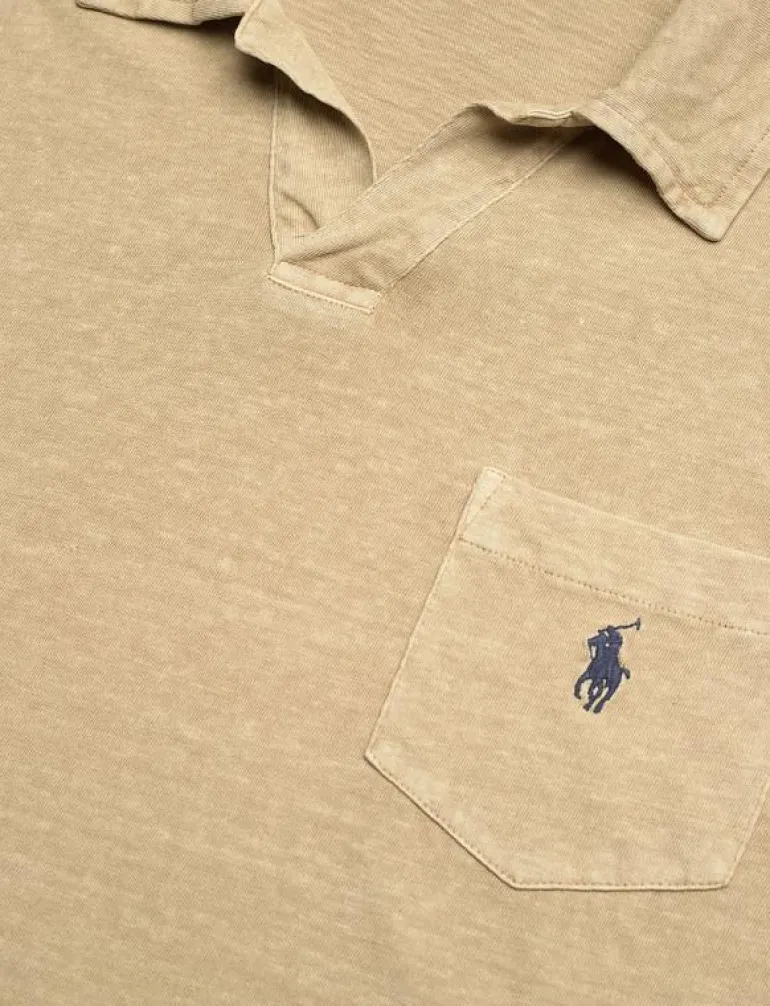 Standard Fit Cotton-Linen Polo Shirt - Kortärmade pikéer