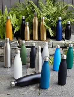 Steel bottle rubber finish 50cl - Termosflaskor