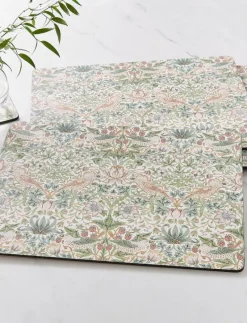 Strawberry Thief Large Placemats - set of 4 - Servering