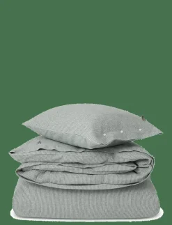 Striped Cotton Flannel Bed Set - Påslakanset