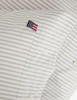 Striped Cotton Poplin Bed Set - Påslakanset