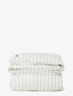 Striped Cotton Poplin Duvet Cover - Påslakan