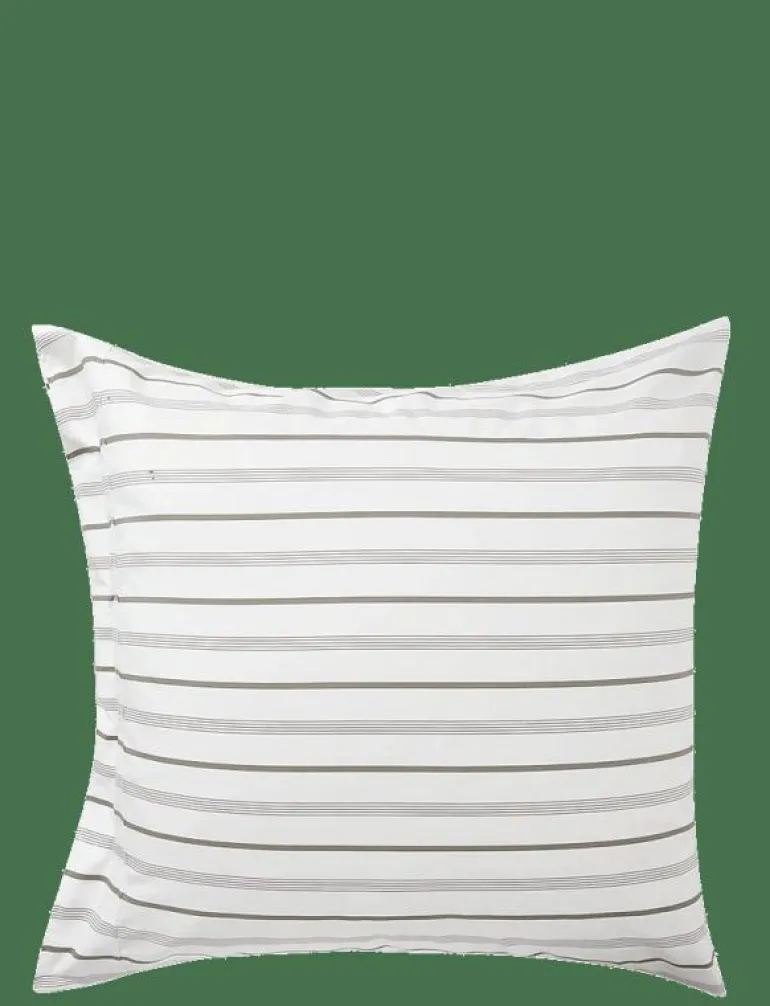 Striped Cotton Poplin Pillowcase - Örngott