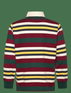 STRIPED HEAVY RUGGER - Långärmade pikéer