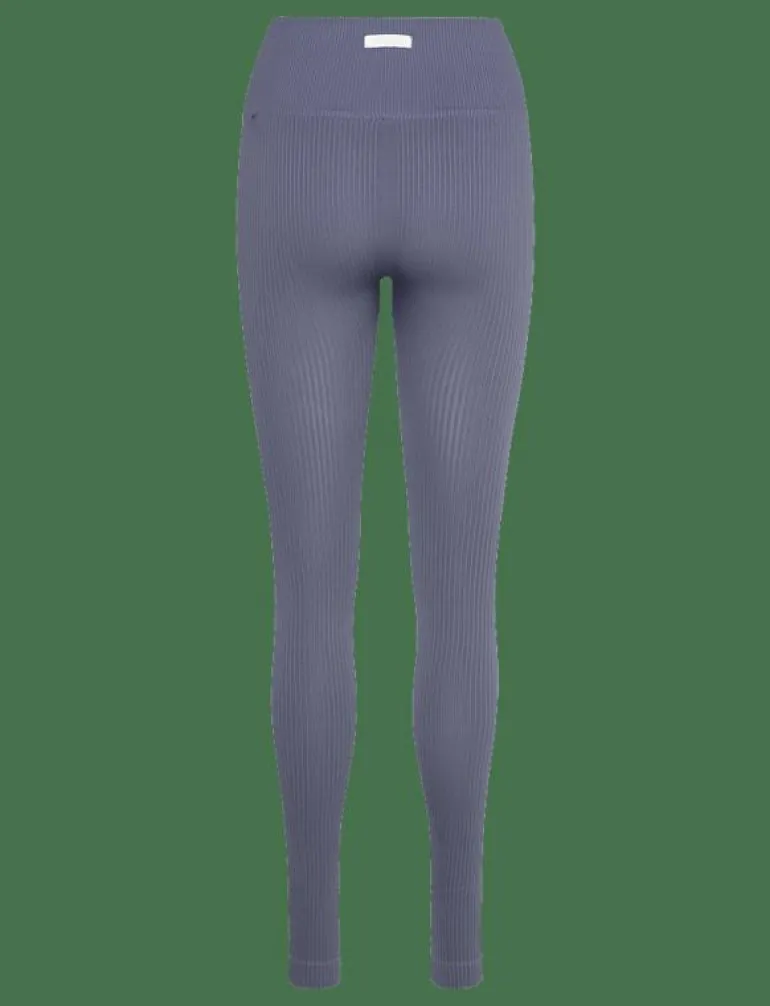 STUDIO SEAMLESS RIBBED TIGHTS - Träningstights