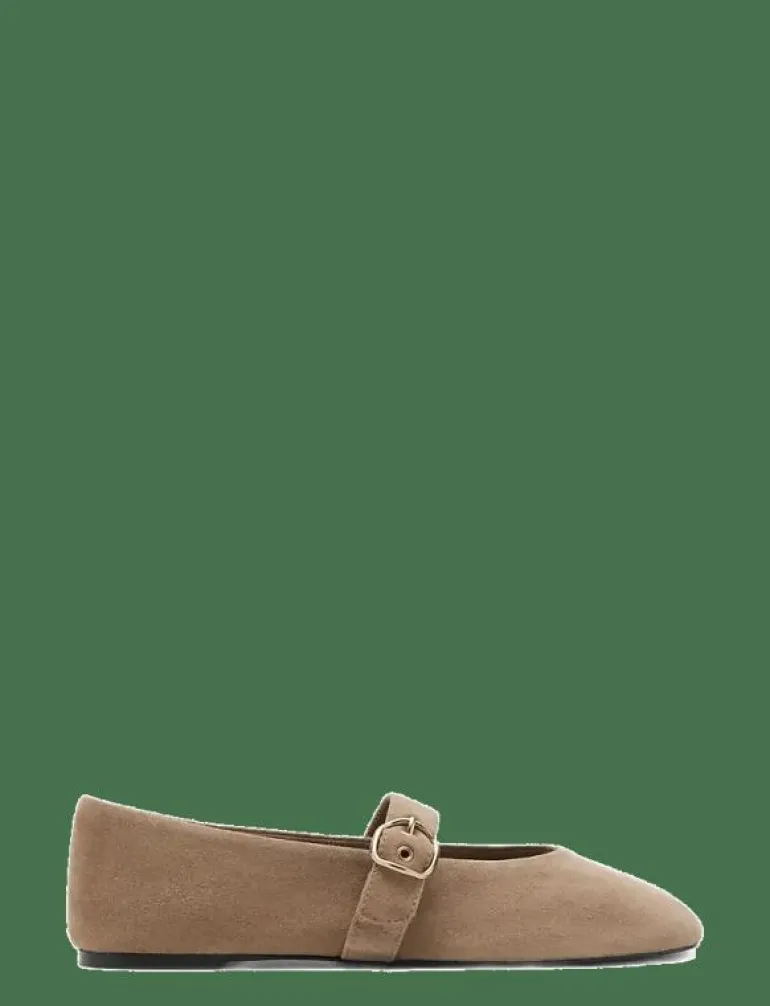Suede leather ballet flats - Ballerinas