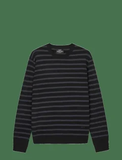 Super Wool Karsten Stripe Knit - Rundhalsad