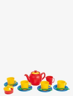 TEA SET IN NET L:19 CM 17 PCS - Leksakskök & Tillbehör
