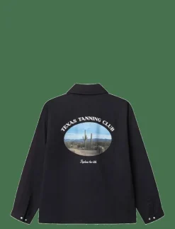 TEXAS TANNING CLUB SHIRT BLK - Jackor & rockar