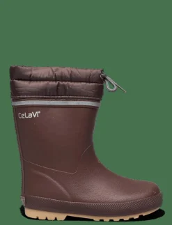 Thermal wellies w.lining-solid - Höga gummistövlar