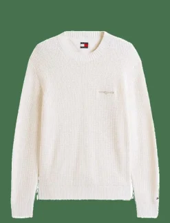 TJM REG SCRIPT CHUNKY SWEAT - Rundhalsad