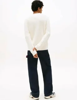 TJM REG SCRIPT CHUNKY SWEAT - Rundhalsad
