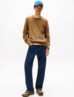 TJM SLIM ESS SWEATER EXT - Rundhalsad