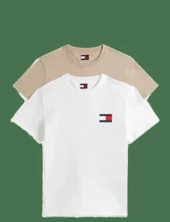 TJM SLIM 2PACK ESS FLAG TEE - Kortärmad t-shirt