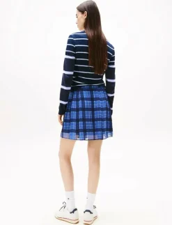 TJW CHIFFON PLEATED MINI SKIRT - Korta kjolar