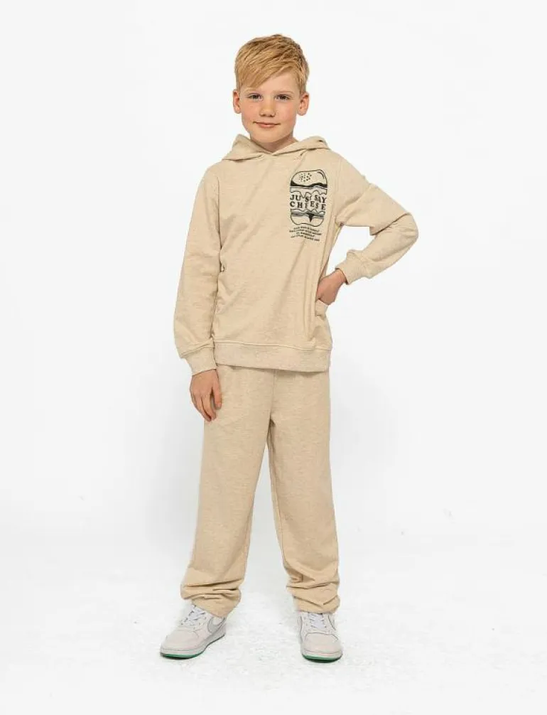 TNNiko Uni Melange Sweatpants - Mjukisbyxa