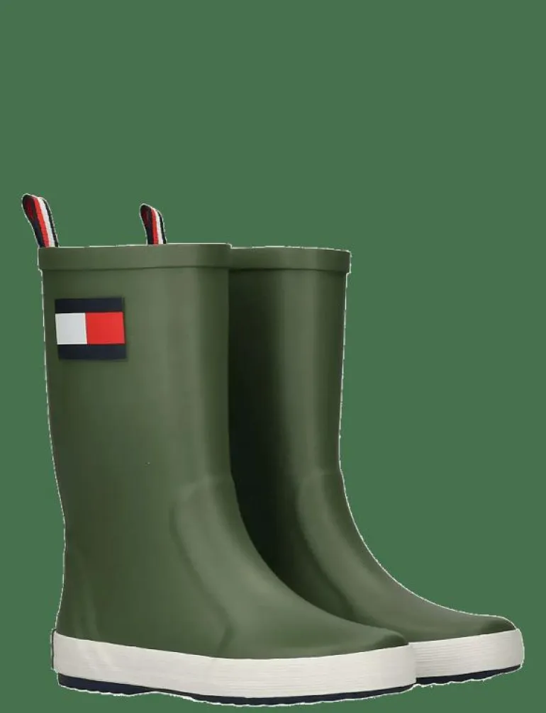 TOMMY HILFIGER FLAG RUBBER BOOTS - Höga gummistövlar