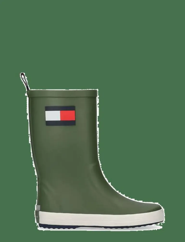 TOMMY HILFIGER FLAG RUBBER BOOTS - Höga gummistövlar