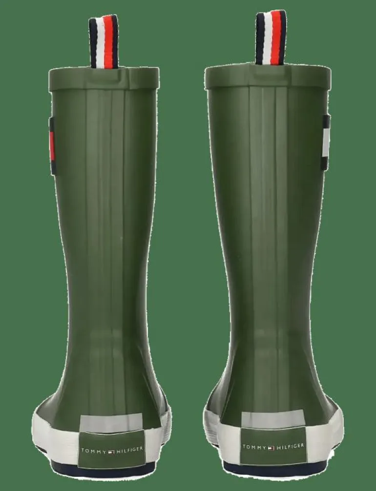 TOMMY HILFIGER FLAG RUBBER BOOTS - Höga gummistövlar