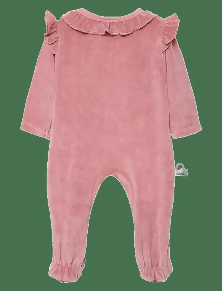 Velour play suit -BCI - Långärmad bodysuit