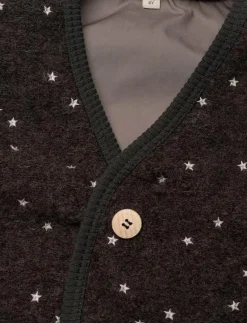 Vest Wool Emb. w. Lining - Väst