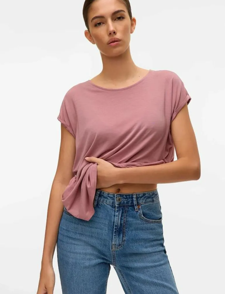 VMAVA PLAIN SS TOP JRS NOOS - T-shirts