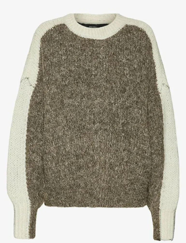 VMCORDELIA LS O-NECK PULLOVER GA - Stickat