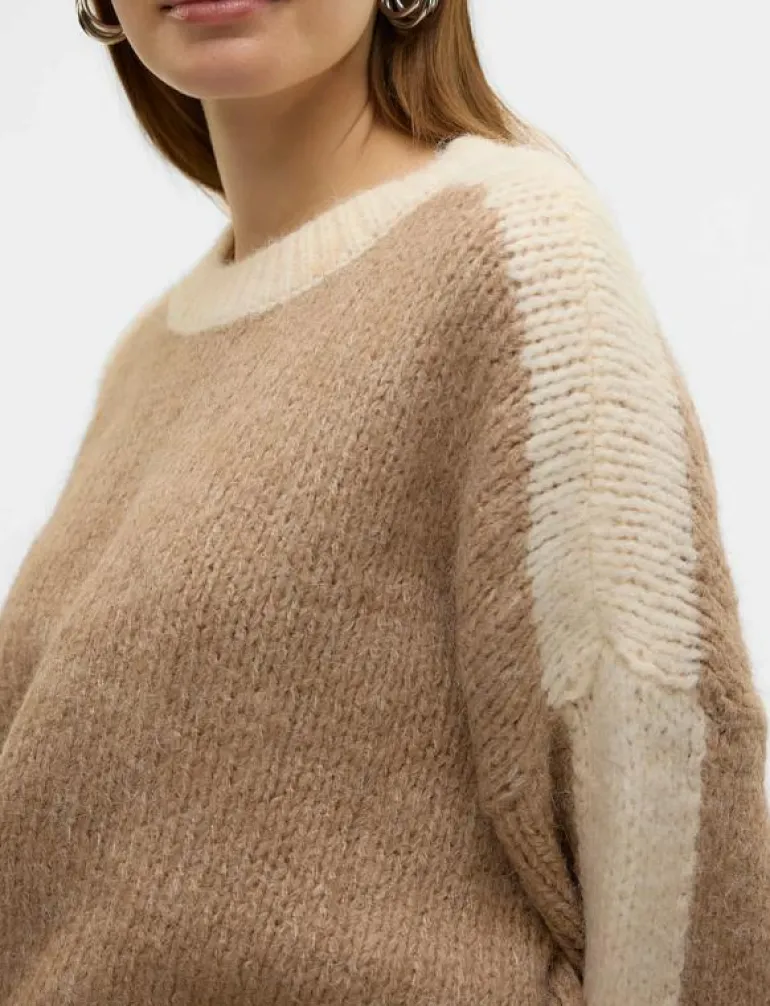 VMCORDELIA LS O-NECK PULLOVER GA - Stickat