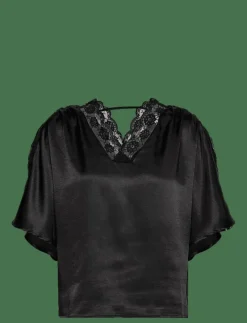 VMHILLARY 2/4 TOP BTQ GA - T-shirts