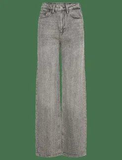 VMTESSA HR WIDE RHINESTONE JEANS RA206 - Vida byxor