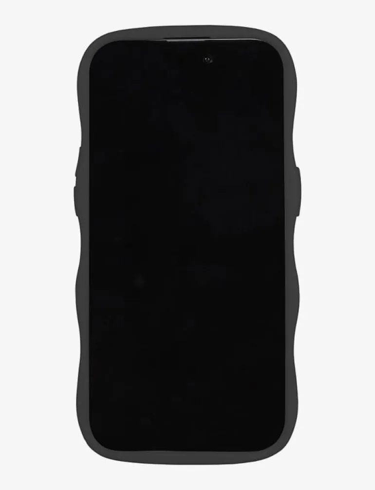 Wavy Case iPhone Black/Mirror - Mobilskal